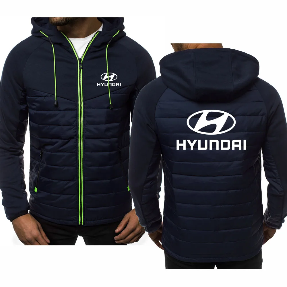 Hoodies Moških Hyundai Motor Avtomobila Logotip Tiskanja Pomlad Jesen Jakna Mens Priložnostne Majica z Dolgimi Rokavi Moški zadrgo Jakna Moški, ki so Hoody