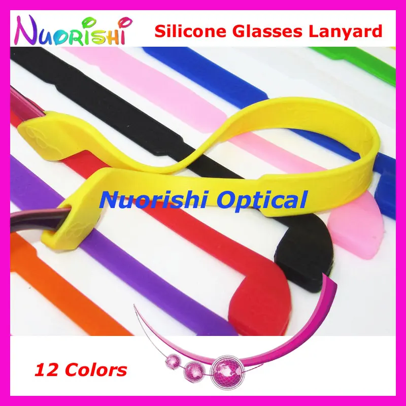20pcs L605 12 Barve Visoke Kakovosti Elastičnost Silikona, Anti-Slip Očala Očala Eyeglass sončna Očala Vrvice Vrvica za opaljivanje tega Brezplačna Dostava