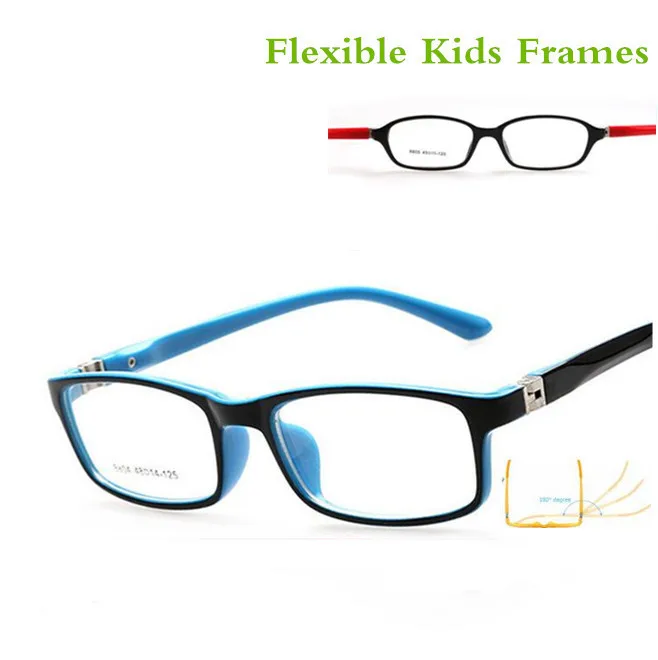 Optičnih Očal okvir Za otroke fant dekleta Kratkovidnost očala okvirji z 0 stopinj leče Navaden ogledalo Točke Otroci Unisex 8804