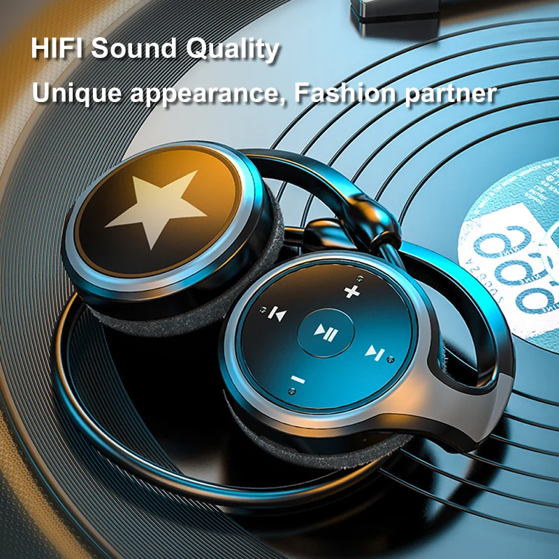 Vaja Bluetooth Slušalke A23 Teče Uho Plug Kartico Brezžično Poslušanje 8D MP3 Zvok Pesmi Igralec