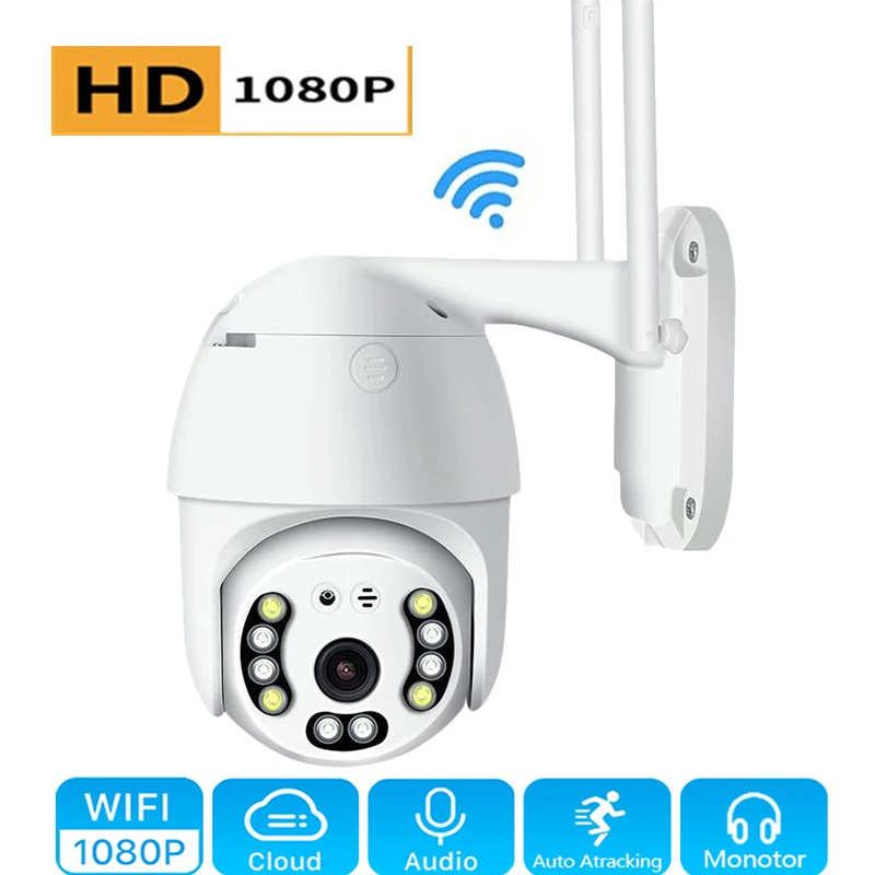 Wifi Kamera HD 1080P Brezžična IP Kamera Inteligentni Smart Zaznavanje Gibanja Domov Baby Varnostni Nadzor na prostem Kamere