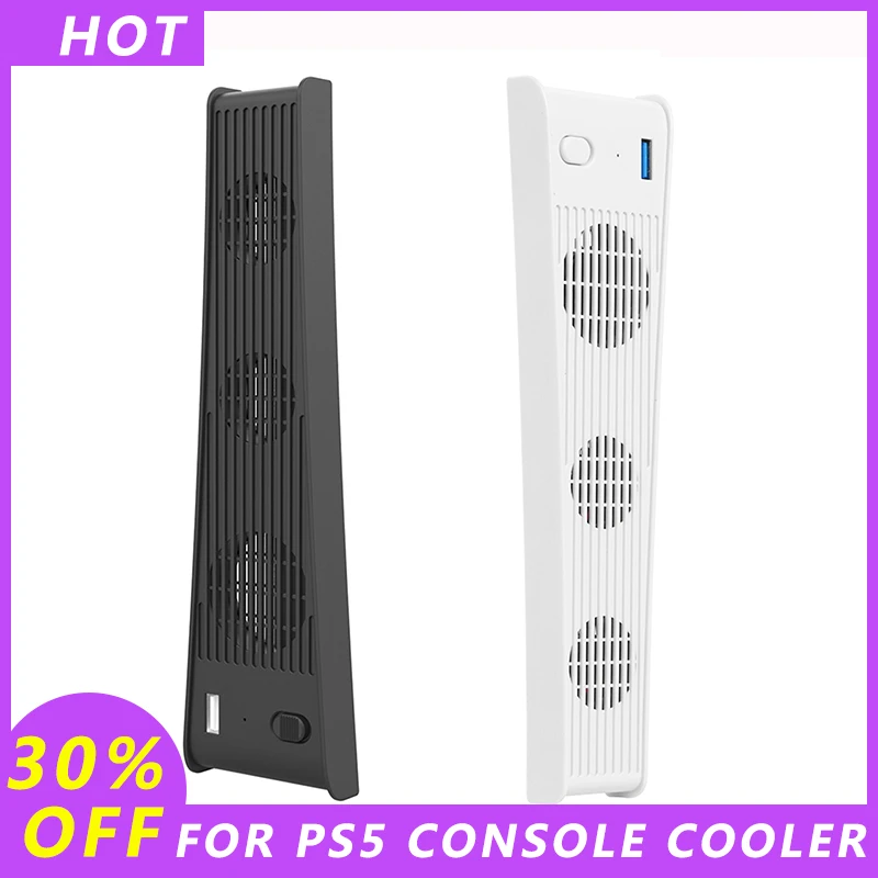 Za PS5 USB Hladilnik z 3 Ventilatorji za PlayStation 5 / 5 Digitalna Izdaja Igre Konzole Dodatki Za Cyberpunk 2077 Nova