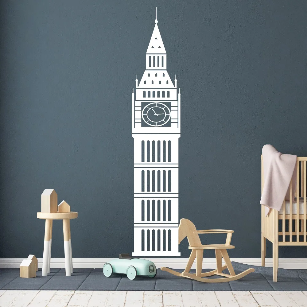 Veliki Londonski Big Ben Urni Stolp Stenske Nalepke, Spalnica Vrtec KRALJESTVU Potovanja Točke Big Ben, Tower vinilna Dnevna Soba Vinil Umetnosti