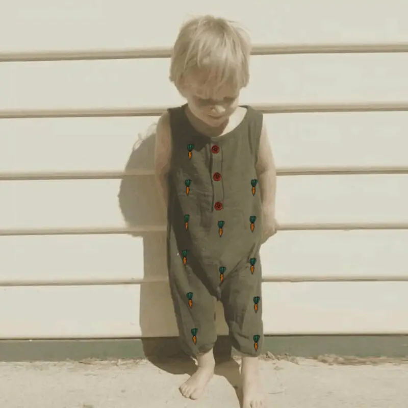 Malčka Baby Dekleta Otrok brez Rokavov Telovnik Romper brez Rokavov Jumpsuit Sunsuit mehko Bombažno Obleko Sunsuit Obleke Oblačila 0-24M