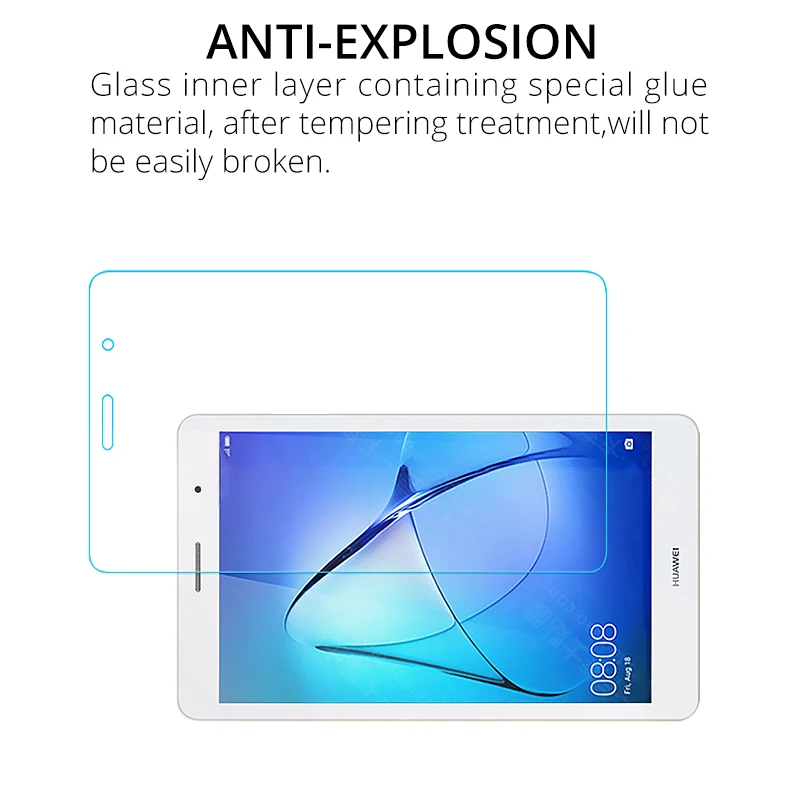 Kaljeno Steklo Zaslona Primeru Za Huawei Mediapad T3 8 8.0 Zaslon Zaščitna folija Tablet Screen Protector za Mediapad T3 8.0 Stekla