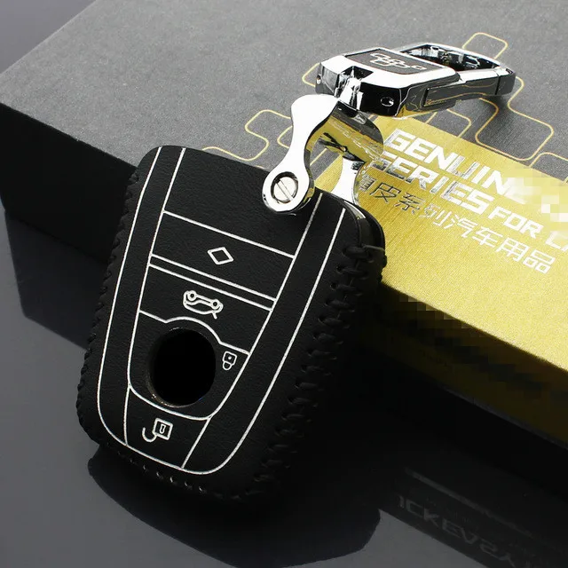 LUCKEASY Za BMW i3 i8-2017 usnje Smart Remote key Primeru Zajema Imetnika
