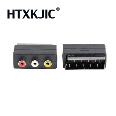 Visoka Kakovost RGB, Scart, da RCA Kompozitni S-Video, AV in TV Avdio Adapter Connecter 10PCS