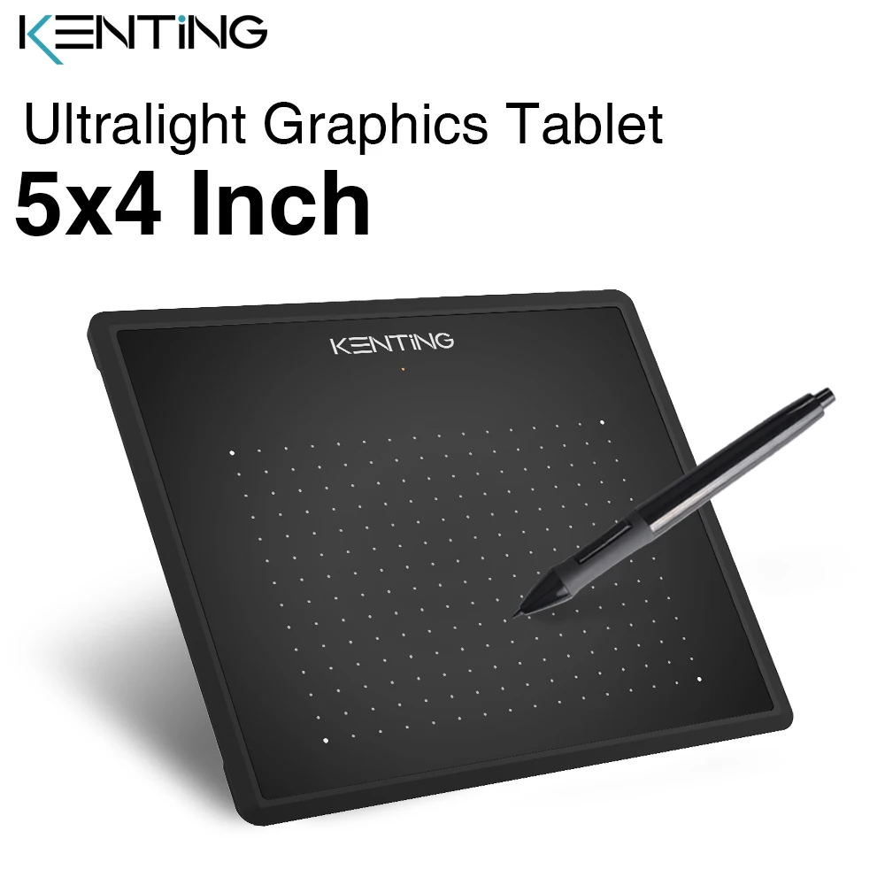 5 Palčni Digitalne Grafike za Risanje Tablet Kenting K5540 8192 Ravni Mikro USB Pen Tablet OSU Podpis Tipke za Windows, macOS