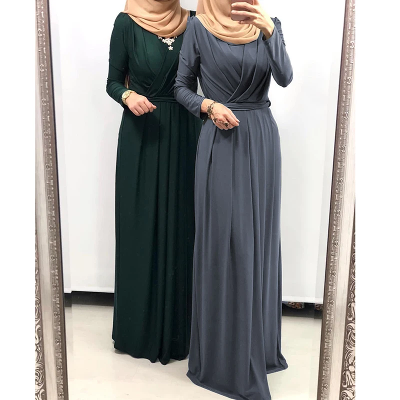 Abayas Za Ženske Islamska Oblačila Tam Kaftan Abaya Dubaj Muslimansko Obleko Turčija Jilbab Caftan Marocain 2021 Novo Modo Maxi Obleko