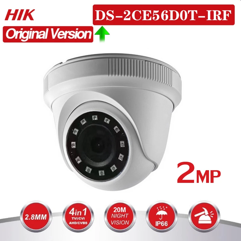 Hikvision DS-2CE56D0T-IRF CVBS/AHD/CTV/TVI 4 v 1 1080P HD Kamera 2MP Z IR nočno vizijo Varnosti Video nadzorna Kamera