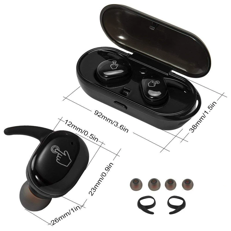 Y30 TWS Brezžični Blutooth 5.0 Slušalke šumov Slušalke 3D Stereo Zvokom za Glasbo V uho Čepkov Za IPhone, Samsung X