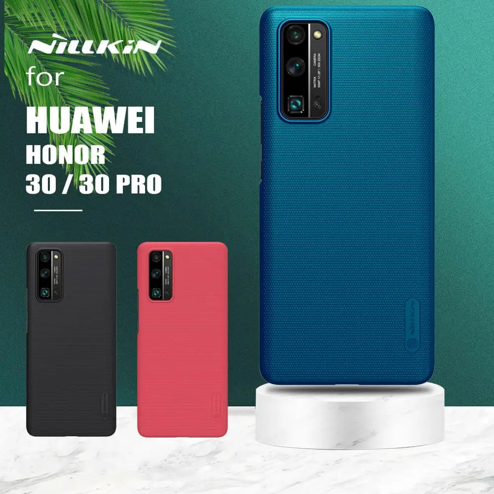 Za Huawei Honor 30 Pro Primeru Nillkin Super Motnega Ščit Mat Težko Ultra-Tanek Hrbtni Pokrovček za Huawei Honor 30/30 Pro Primeru Telefon