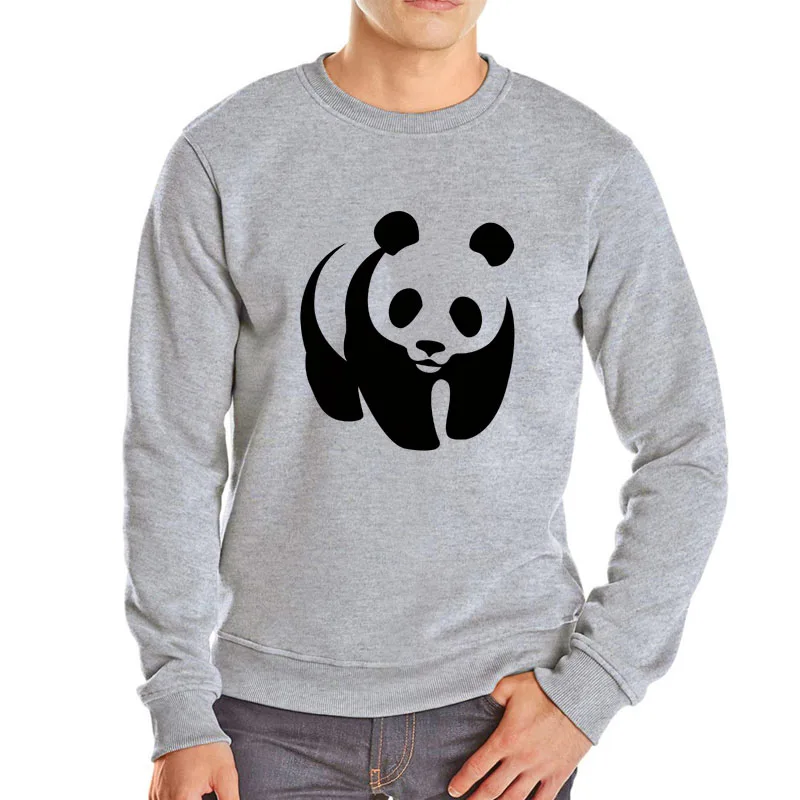 Kitajski kul živali Panda hoodies lepa cute anime hoodie ročno tiskanje priložnostne bombaž majica smešno ulične moški pulover s kapuco