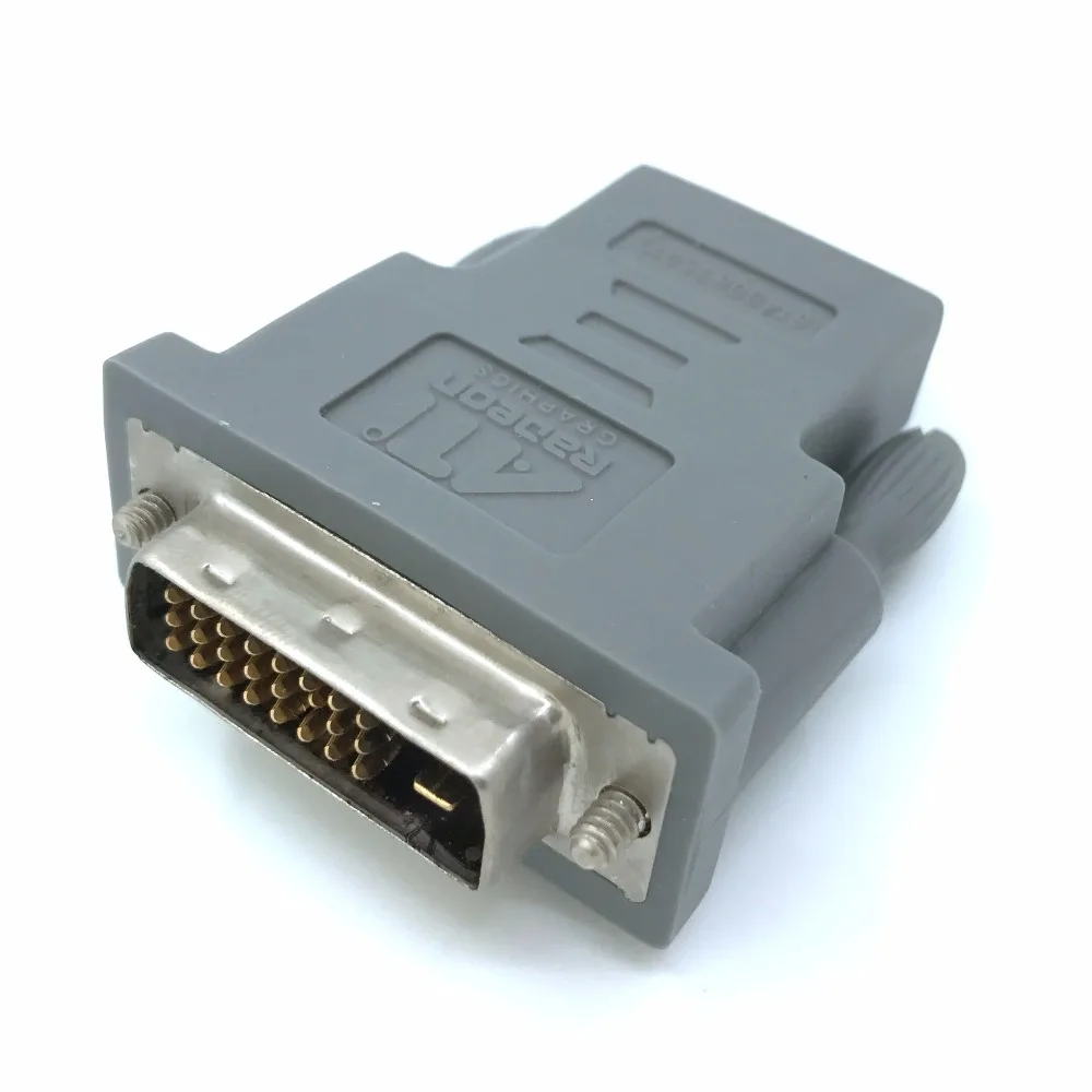 Novo ATI Radeon DVI moški na HDMI Ženski Video Audio Adapter 6140063501G Rev B 0841 ATI HDMI DVI v Grafiko ac priključek