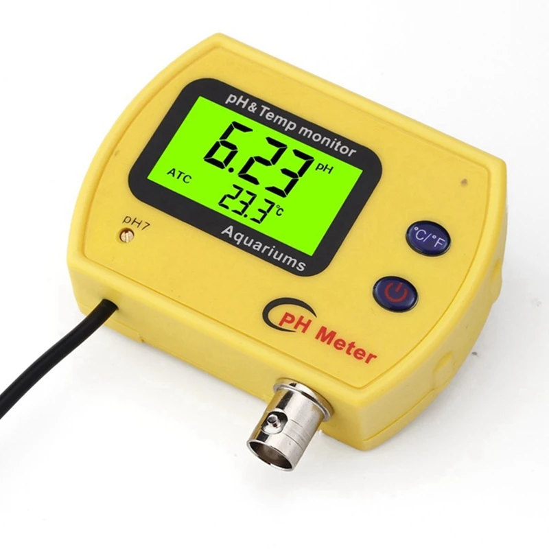 Online pH-Meter za Akvarij Bazen Acidimeter Kakovosti Vode Analyzer pH &TEMP Meter Hydroponics Zdravilišča Vode Spremlja Senzor Sonde