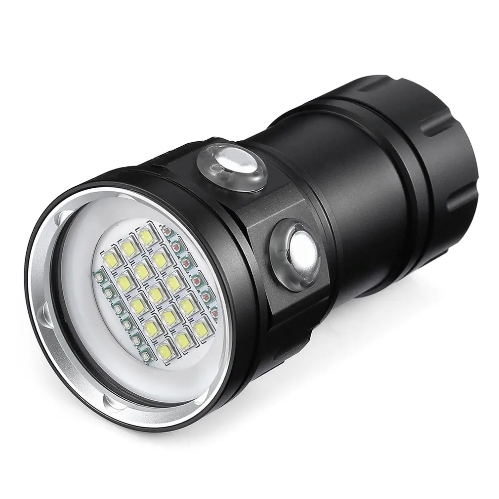 Strokovno IPX8 LED Potapljaška Svetilka XHP90 Fotografija Video svetloba podvodno 100m nepremočljiva Taktično svetilko Svetilka