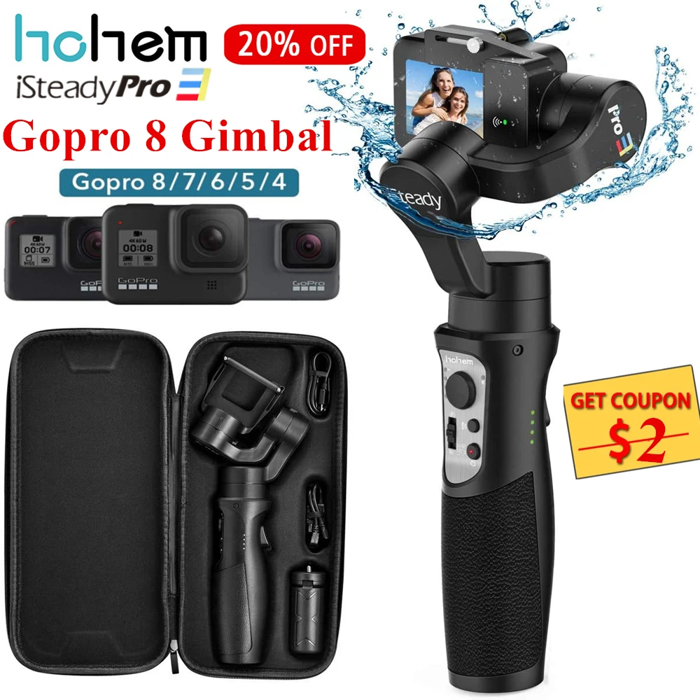 Hohem iSteady Pro 3 3-Osni Gimbal Stabilizator za GoPro 8 delovanje Fotoaparata Ročni Gimbal za Gopro Hero 8,7,6,5,4,3, Osmo Dejanje