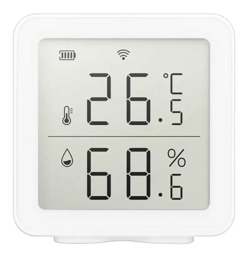 WIFI Smart Temperature In Vlažnosti Tipalo, Doma Notranjo Sireno Alarm podporo Alexa googlova domača stran deluje z Tuya APP Ni potrebno hub