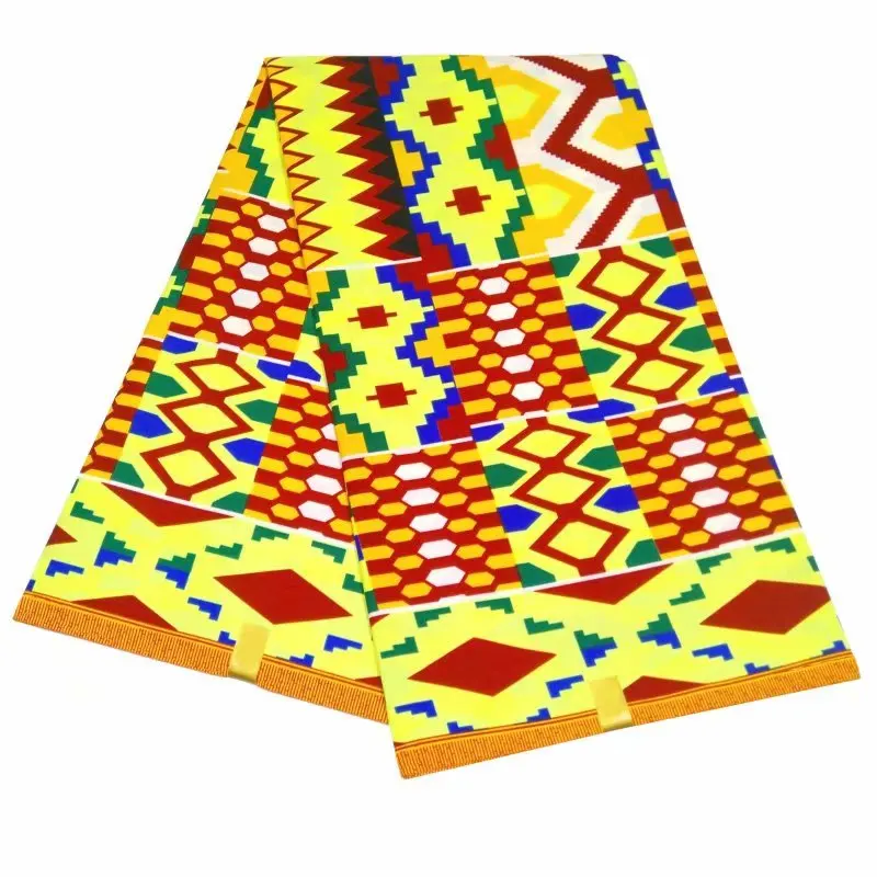 Ne bombažne tkanine, najcenejši afriške tkanine za obleko ankara nigerijski vosek afriške vosek tiskanje tkanine 6yards poliester tkanine tissu