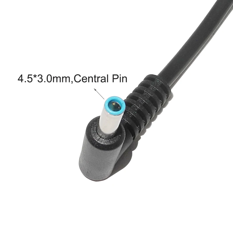 4.5x3.0 DC Polnilnik Priključite Kabel Desni Kotni Priključek s pin za Hp Envy Prenosnik Ac DC priključek 4.5*3,0 mm Kabel Kabel