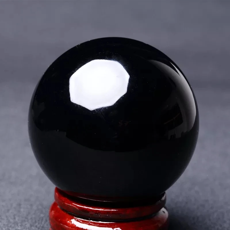 5-20 cm Naravnih obsidian quartz crystal, žogo zdraviti