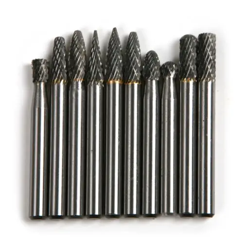 10PCS 6 mm 10 Vrst Kolenom Volframov Karbid Burrs za Rotacijsko Vrtanje Za Vrtanje Orodje Za Obdelavo Kovin & Non-metal
