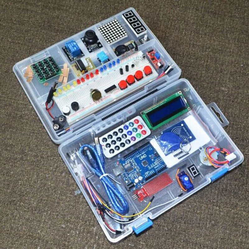 RFID Starter Kit za Arduino UNO R3 Nadgrajena različica Učenje Suite na Drobno Polje UNO R3 Starter Kit RFID Senzor Za Arduino