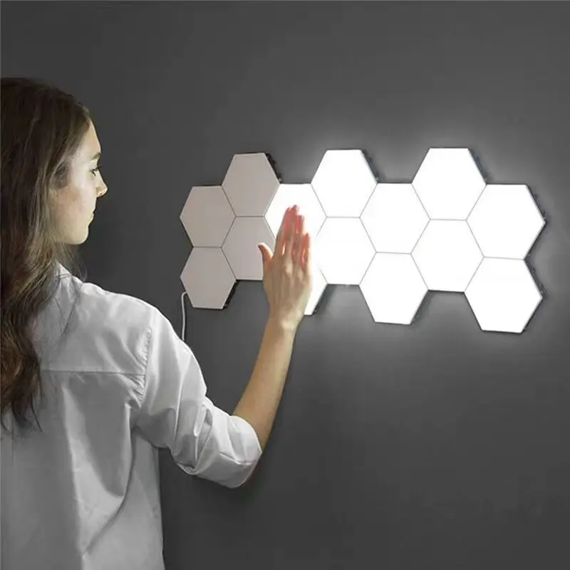 Sodobni LED Nočne Luči Quantum Lučka Modularni Dotik rahel Dotik Občutljivo Razsvetljavo LED Nočna Lučka Magnetni DIY Notranjo Dekoracijo