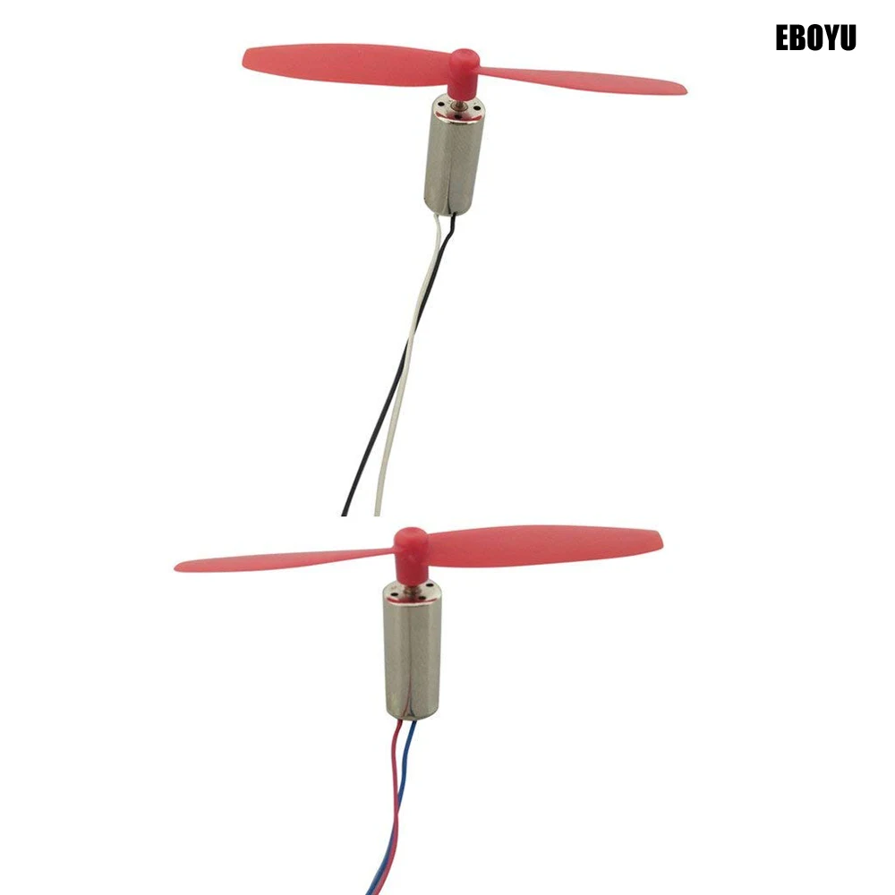 EBOYU DIY Brnenje Nastavite 4pcs 3,7 V 8520/ 7.4 V 8520 / 3,7 V: 720 brez jedrne Motorji + 12pcs Propelerjev za DIY RC Quadcopter Brnenje