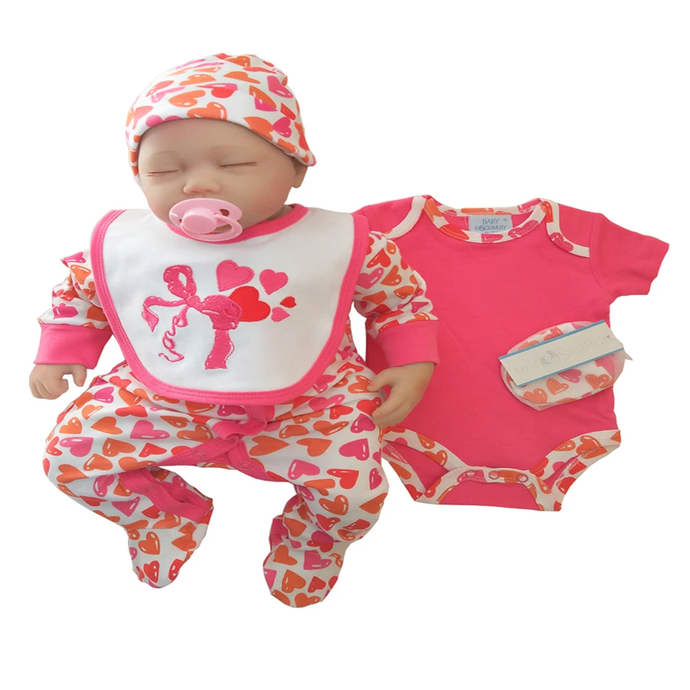 Visoka kakovost baby dekle obleko luštna tiskani bombaž newborn baby oblačila darilni set