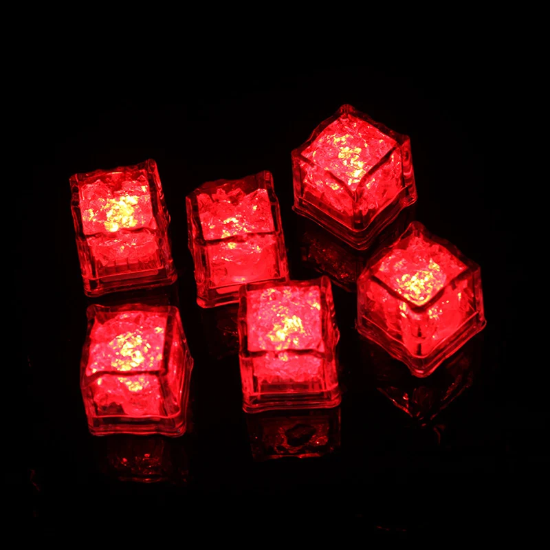 Bliskavico LED Kocke Ledu DIY Barvita Stranka Festival Poroko Božič Dekor LED Pitne Kocke Ledu Noč Žareče Svetlobe LB88