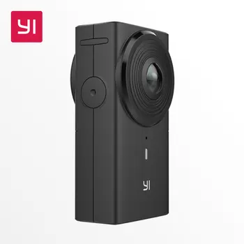 YI 360 VR Kamero z Dvojno Objektiv 5.7 K HI Resolucija Panoramski Fotoaparat z Elektronsko Stabilizacijo Slike, 4K v Fotoaparatu Šivanje