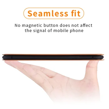 360 Popolno Zaščito Magnetni Flip Primeru za Xiaomi Mi 9 9Pro 9T Pro Lite Se Mi9T Pregleden Usnje Telefon Zadnji Pokrov Stojala Funda