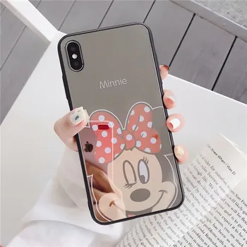2021 Disney Mickey za iPhone 7/8 plus xr xs max 11pro max kawayi Ogledalo coupe primeru telefon