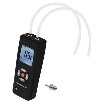 Ročni Digitalni Dual-port Manometer Profesionalni merilnik tlaka Različno Zračnega Tlaka Tester tlak merilni instrumenti