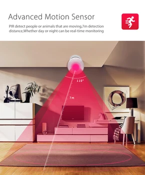 Tuya smart home security wifi PIR senzor z magnetom nosilec za pametne življenje prost APP je združljiv
