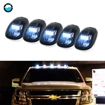1set 12v 24v Prekajene LED avto Streho svetlobe Pickup tovornjak lučka za 4x4 offroad SUV Chevy colorado pickup tovornjak opozorilo