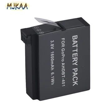 1PCS MJKAA ahdbt 401 3.8 Proti 1600mah digitalni fotoaparat polnilna baterija za GoPro HERO4 GoPro4 AHDBT-401 šport baterijo fotoaparata
