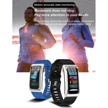 Pametna Zapestnica Moški Ženske Srčni utrip Športni Pas Krvni Tlak Fitnes Tracker Nepremočljiva Barve Dejavnosti Android, IOS ročno uro