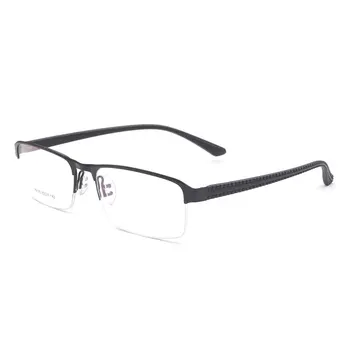 Reven Jate P9165 Optični Poslovnih Zlitine Očala Okvir Za Moške Očala Semi-Rimless Očala s 4 Dodatni Barve
