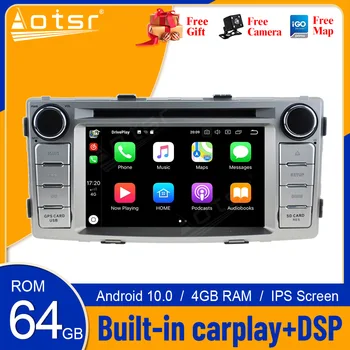 IPS Android 10 zaslon Avto DVD Predvajalnik, GPS Navi Za Toyota Hilux Fortuner za obdobje 2012-Auto Radio Stereo Multimedijski Predvajalnik, Vodja Enote