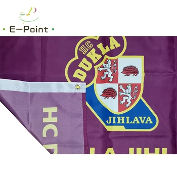 Zastavo češka Hokejska Ekipa HC Dukla Jihlava 3 m*5 m (90*150 cm) Velikost Božični Okraski za Dom Zastava Banner Darila