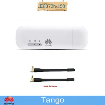 Odklenjena Huawei 4G Wingle E8372h-153 USB LTE WIFI Modem Usmerjevalnik Z 2pcs Antene