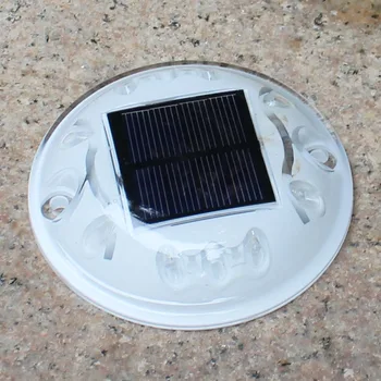 Krog Oblikovan Solar Powered Občutek LED Cesti Stud Luči luči za Vrt Krajine Ulici Pot Solar Powered Občutek LED Luči