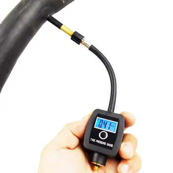 Natančen digitalni prikaz pnevmatike številko za prenosne kolesom merilnik tlaka v pnevmatikah