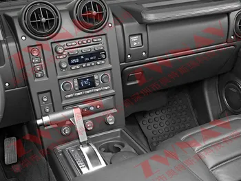 Za Hummer H2 2002 -2008 Tesla Navpično Zaslon Vodja Enote Sedel Avto Navigacija GPS Stereo Radio, DVD predvajalnik
