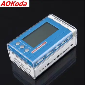 AOKoda 3 v 1 Baterija Balancer LCD, Napetosti Indikator Baterije Discharger 5W 50 W 150W