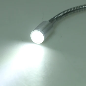 LED Namizna Svetilka, 1W Prilagodljivo Nastavljivo Postelji luči za Prikolico, Avtodom Čoln Stikalo ZA vklop/IZKLOP