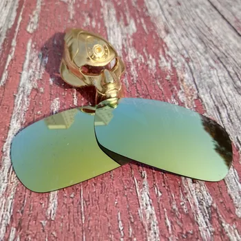 Debelo Glintbay Natančno-Fit Polarizirana Zamenjava Leč za Oakley Crosshair 2.0 Sunglass - 24K Zlata Ogledalo