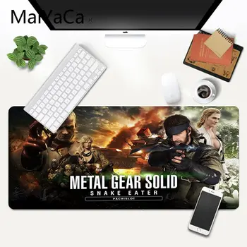 MaiYaCa Metal Gear Solid Gumijasto podlogo za Miško Igro Anti-slip Gumo Gaming Miška Mat xl xxl 600x300mm za Lol world of warcraft